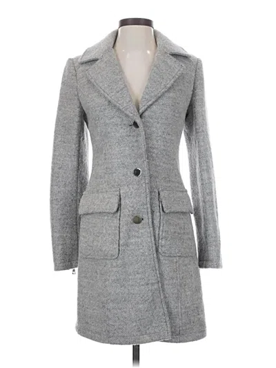 Pre-owned Guess Coat In Gray