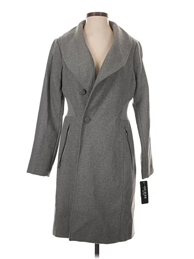 Pre-owned Guess Coat In Gray