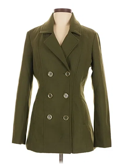 Pre-owned Guess Coat In Green