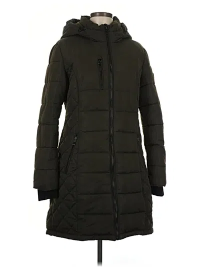 Pre-owned Guess Coat In Green