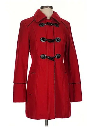Pre-owned Guess Coat In Red
