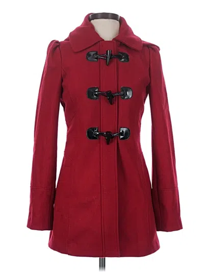 Pre-owned Guess Coat In Red