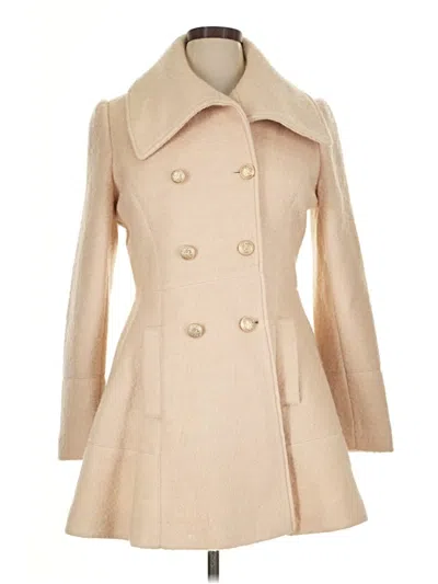 Pre-owned Guess Coat In Tan