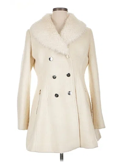 Pre-owned Guess Coat In White