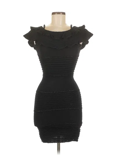 Pre-owned Guess Cocktail Dress In Black