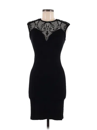 Pre-owned Guess Cocktail Dress In Black