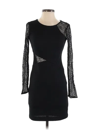 Pre-owned Guess Cocktail Dress In Black