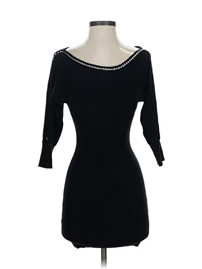Pre-owned Guess Cocktail Dress In Black