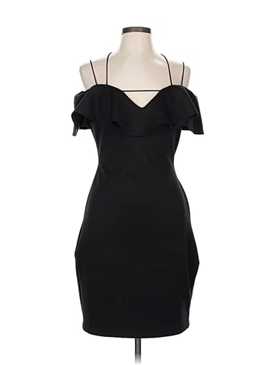 Pre-owned Guess Cocktail Dress In Black