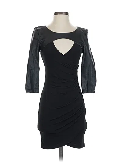 Pre-owned Guess Cocktail Dress In Black