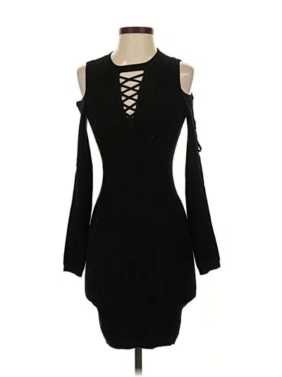Pre-owned Guess Cocktail Dress In Black