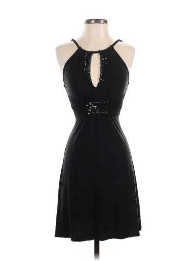 Pre-owned Guess Cocktail Dress In Black