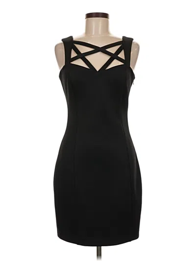Pre-owned Guess Cocktail Dress In Black