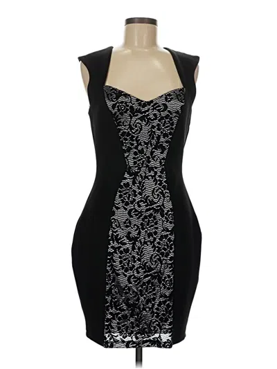 Pre-owned Guess Cocktail Dress In Black