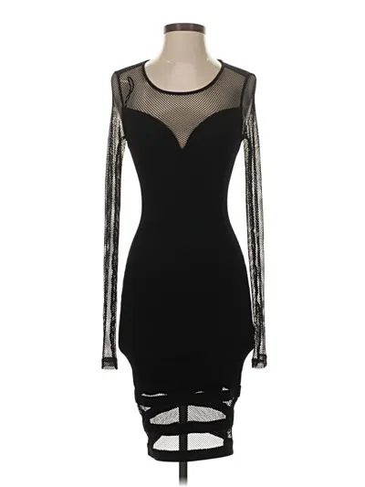 Pre-owned Guess Cocktail Dress In Black