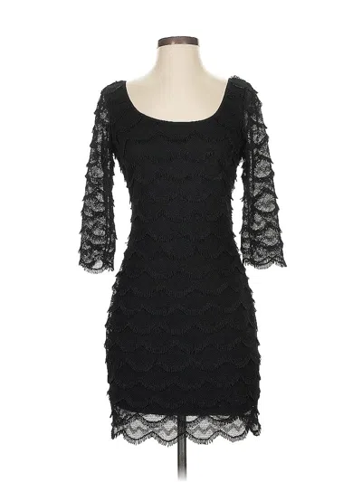 Pre-owned Guess Cocktail Dress In Black