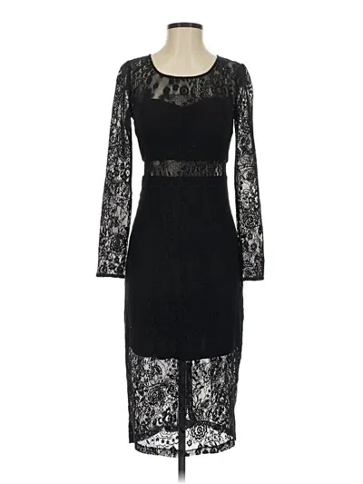 Pre-owned Guess Cocktail Dress In Black