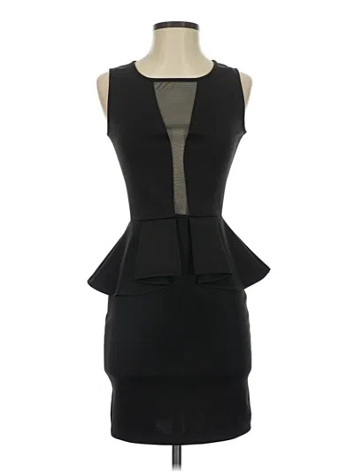 Pre-owned Guess Cocktail Dress In Black