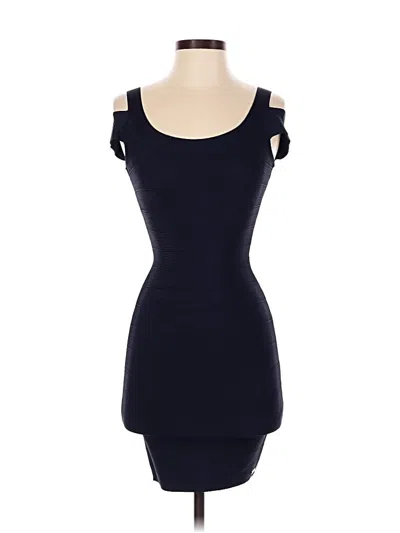 Pre-owned Guess Cocktail Dress In Black