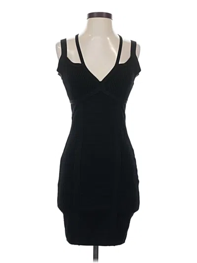 Pre-owned Guess Cocktail Dress In Black
