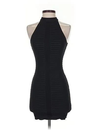 Pre-owned Guess Cocktail Dress In Black