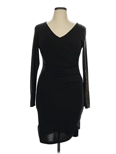 Pre-owned Guess Cocktail Dress In Black