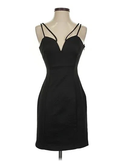 Pre-owned Guess Cocktail Dress In Black