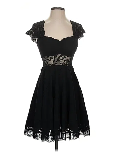 Pre-owned Guess Cocktail Dress In Black