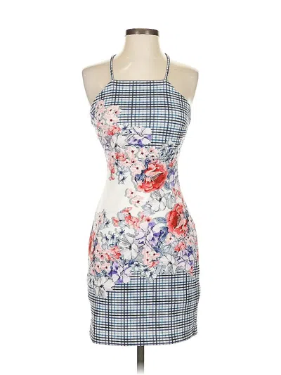 Pre-owned Guess Cocktail Dress In Blue