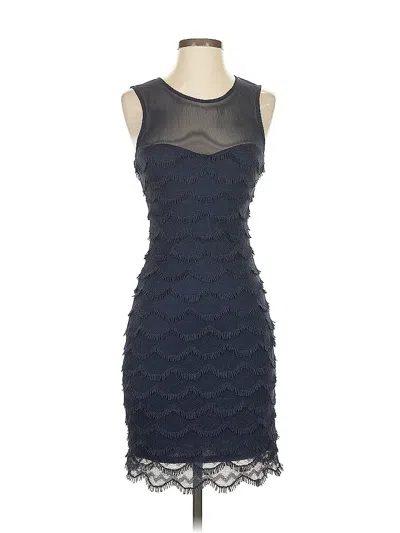 Pre-owned Guess Cocktail Dress In Blue
