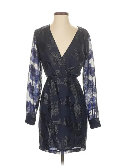 Pre-owned Guess Cocktail Dress In Blue