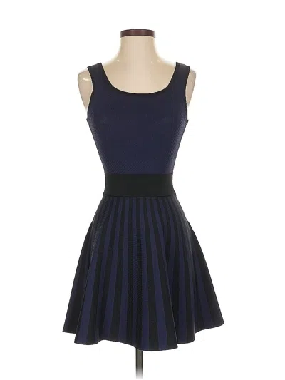 Pre-owned Guess Cocktail Dress In Blue
