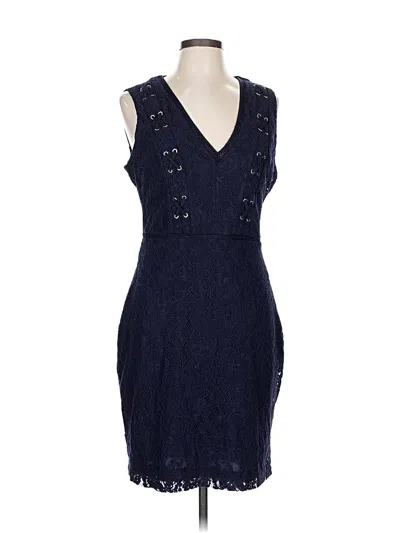Pre-owned Guess Cocktail Dress In Blue