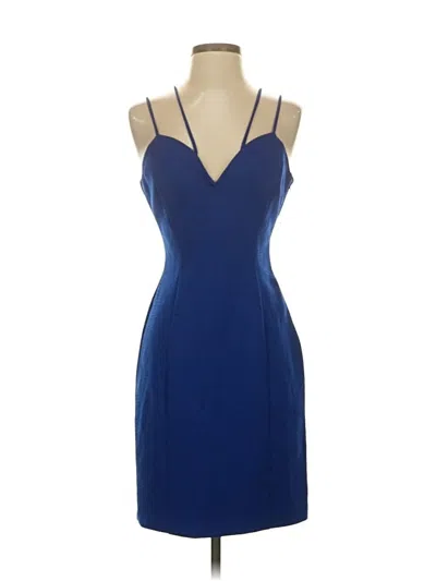 Pre-owned Guess Cocktail Dress In Blue