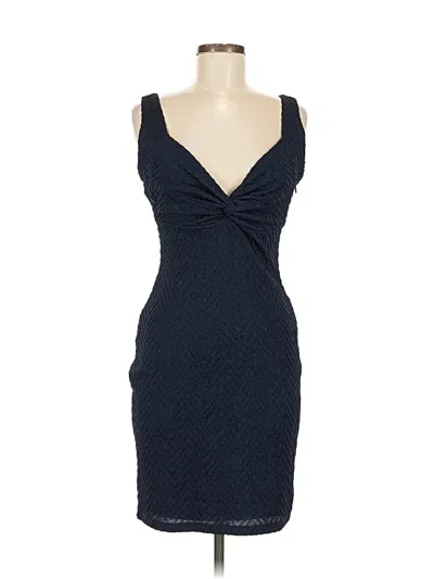 Pre-owned Guess Cocktail Dress In Blue