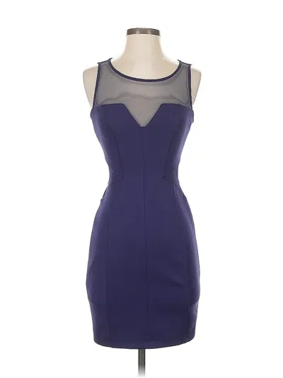 Pre-owned Guess Cocktail Dress In Blue