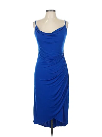 Pre-owned Guess Cocktail Dress In Blue