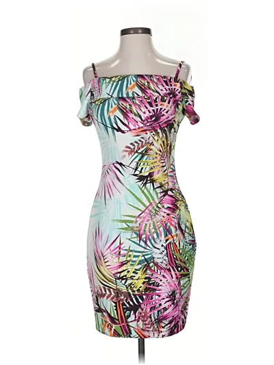 Pre-owned Guess Cocktail Dress In Blue