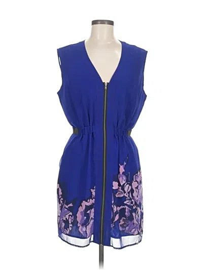 Pre-owned Guess Cocktail Dress In Blue