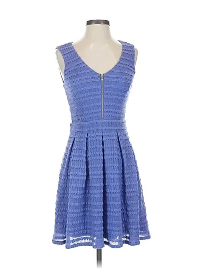 Pre-owned Guess Cocktail Dress In Blue