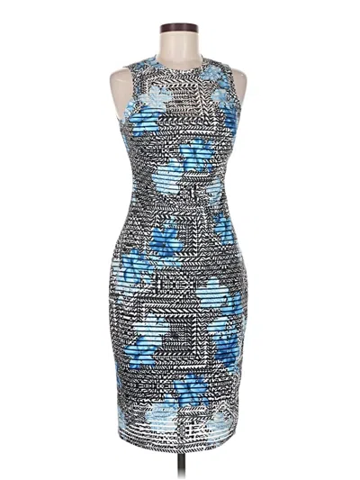 Pre-owned Guess Cocktail Dress In Blue