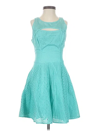 Pre-owned Guess Cocktail Dress In Blue