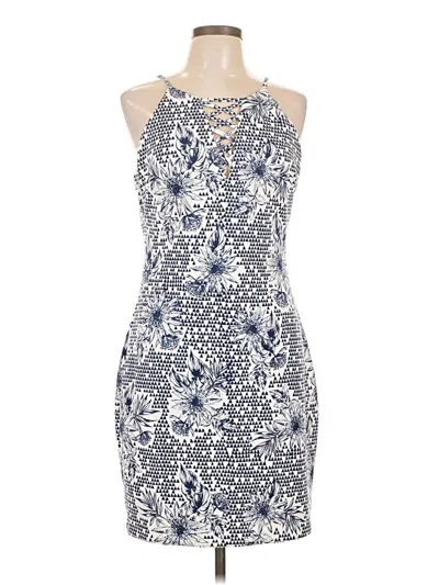 Pre-owned Guess Cocktail Dress In Blue