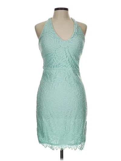 Pre-owned Guess Cocktail Dress In Blue