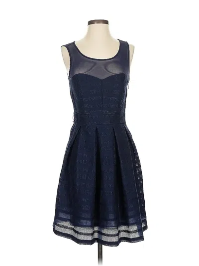 Pre-owned Guess Cocktail Dress In Blue