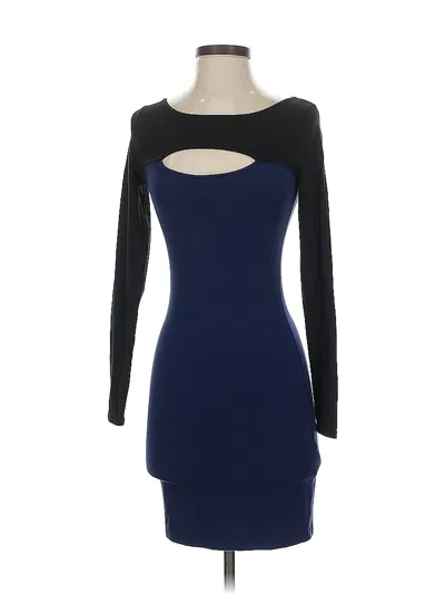 Pre-owned Guess Cocktail Dress In Blue