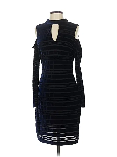 Pre-owned Guess Cocktail Dress In Blue
