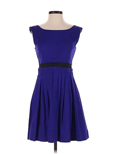 Pre-owned Guess Cocktail Dress In Blue