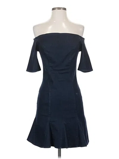 Pre-owned Guess Cocktail Dress In Blue