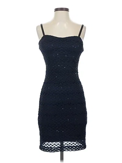 Pre-owned Guess Cocktail Dress In Blue